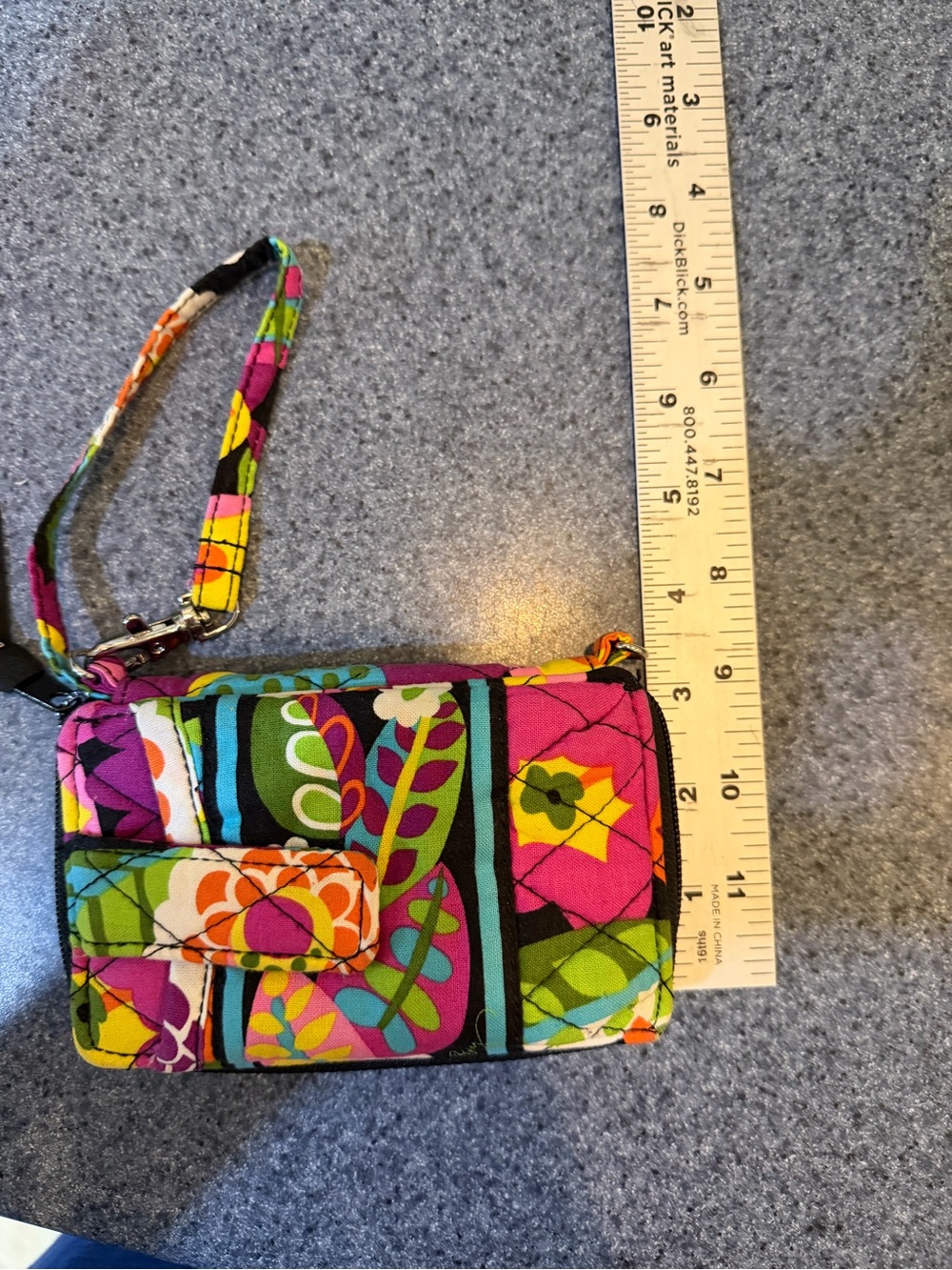 Vera Bradley Multicolor Quilted Wristlet Wallet - Picture 2 of 6